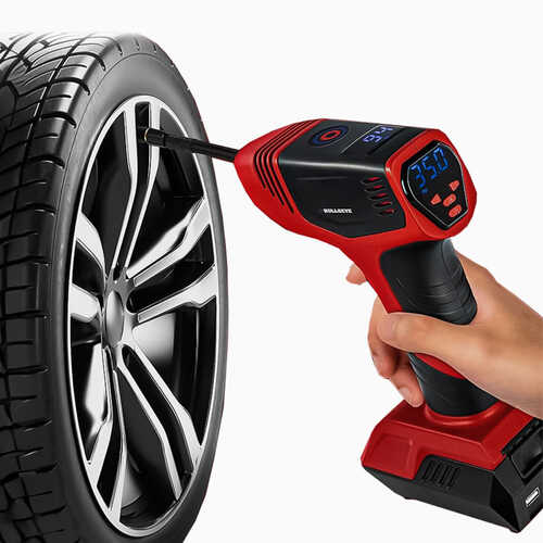 [홈쇼핑상품] 불스프로 무선 충전식 타이어 공기압주입기 자동에어펌프